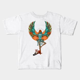 yoga live Kids T-Shirt